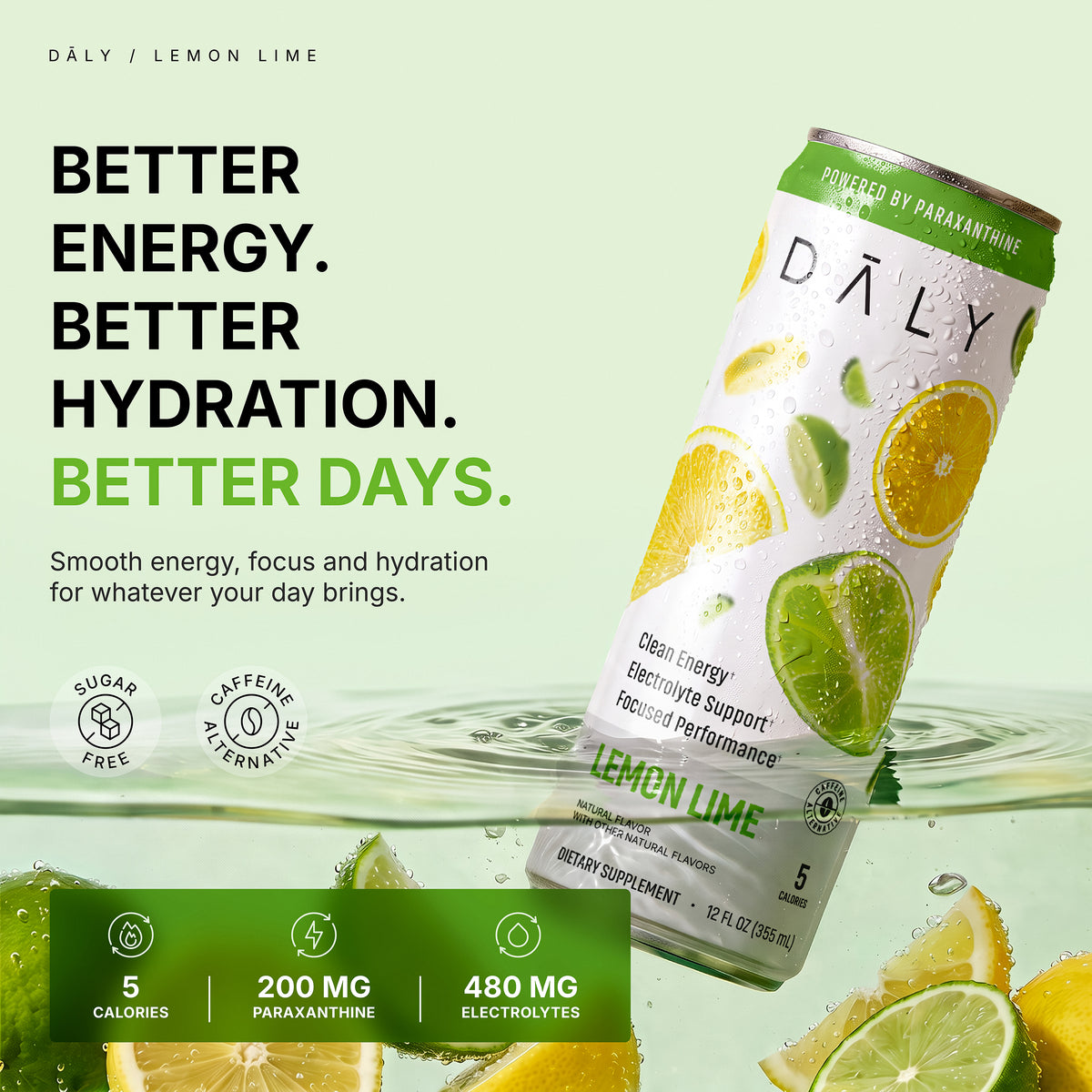 Energy + Electrolyte Drink – Lemon Lime