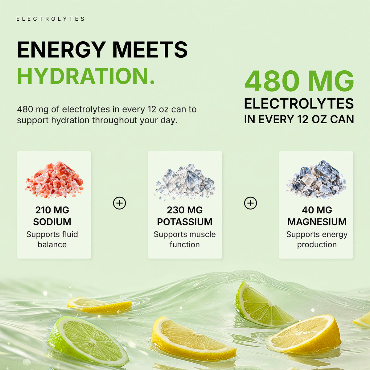 Energy + Electrolyte Drink – Lemon Lime