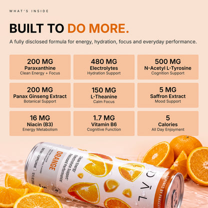 Energy + Electrolyte Drink – Orange
