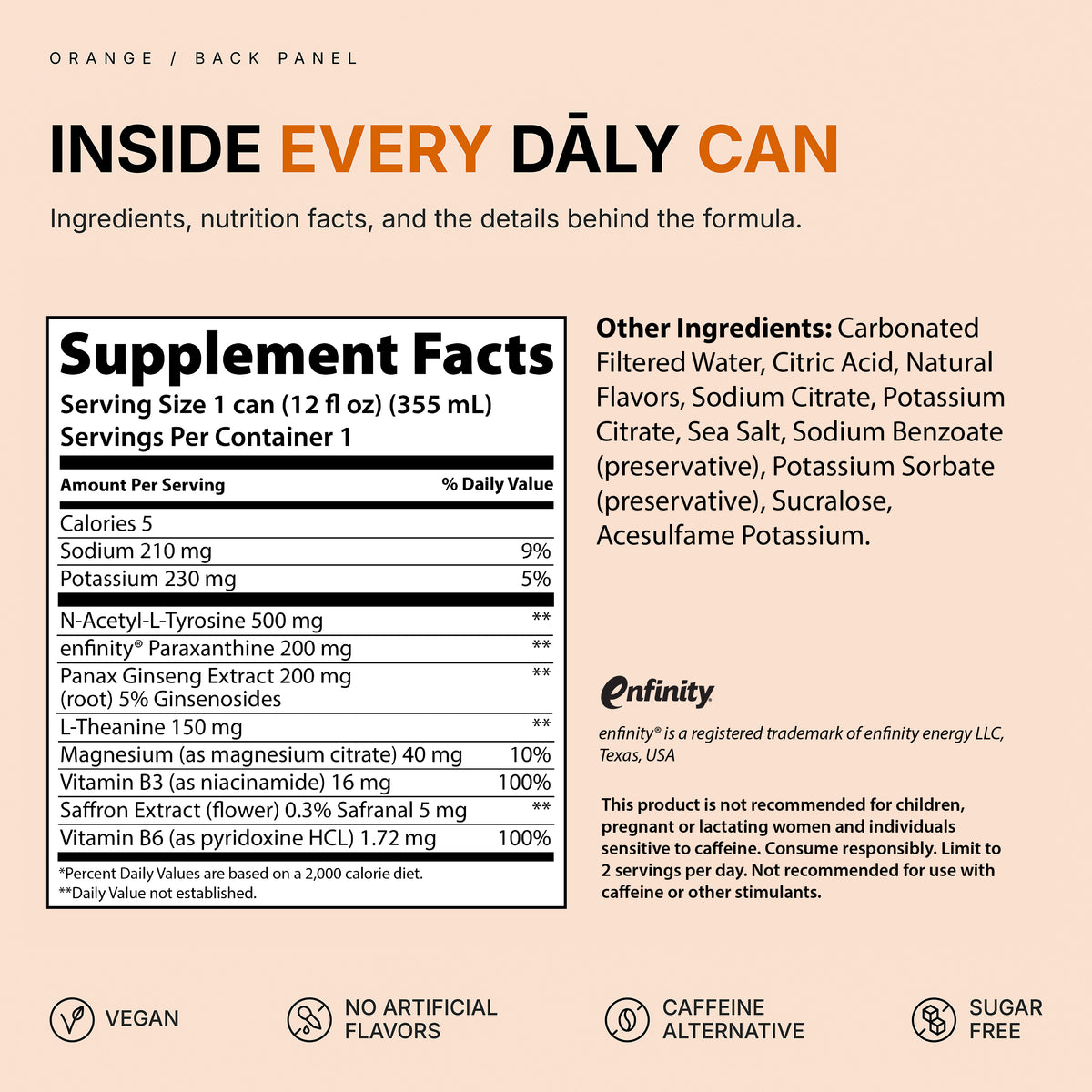 Energy + Electrolyte Drink – Orange