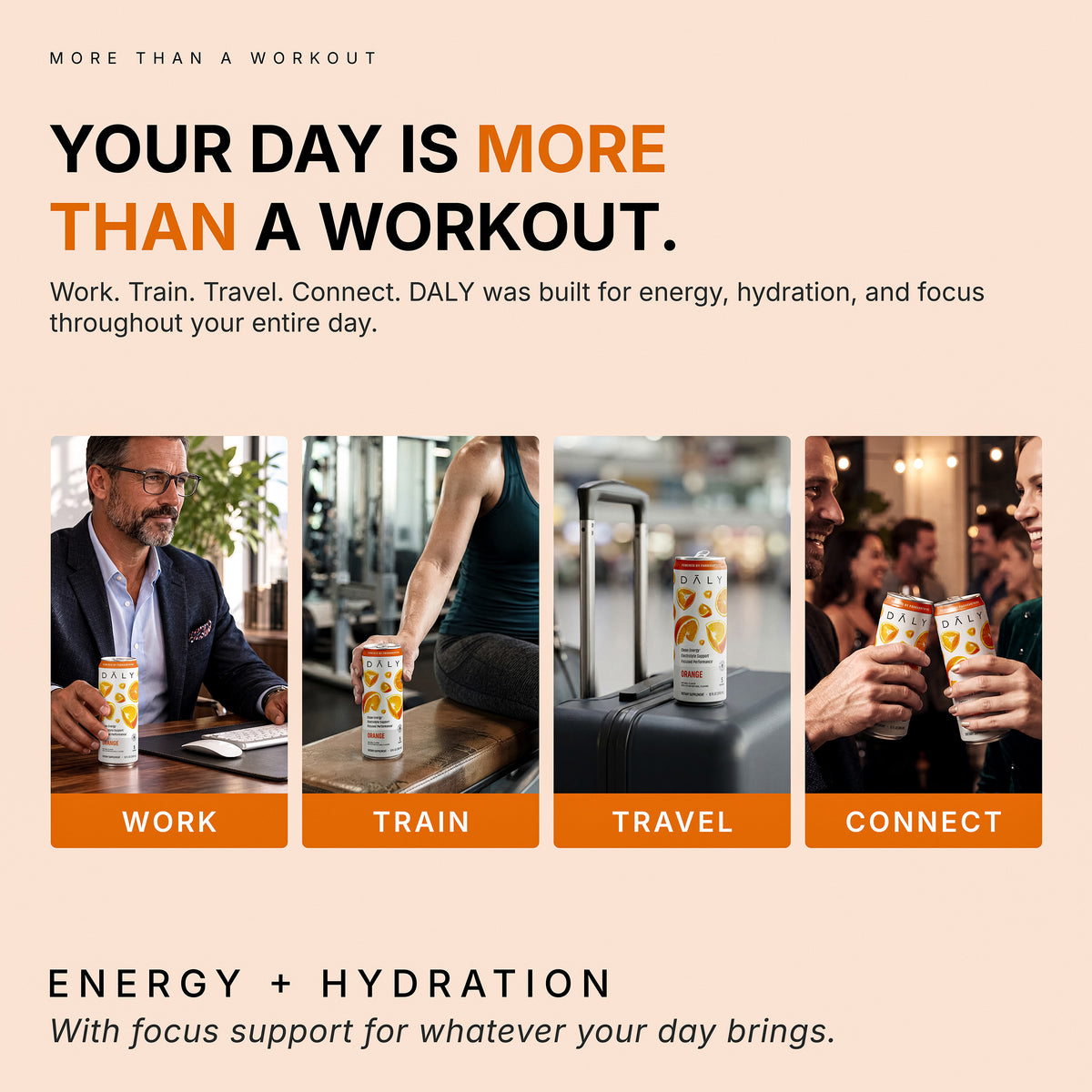 Energy + Electrolyte Drink – Orange