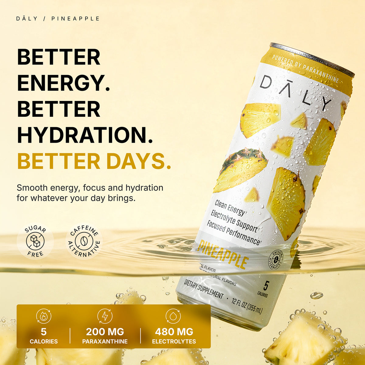 Energy + Electrolyte Drink – Pineapple