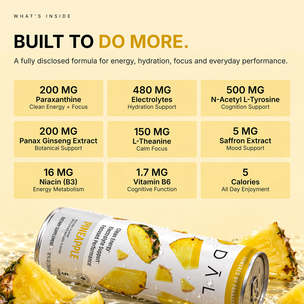 Energy + Electrolyte Drink – Pineapple