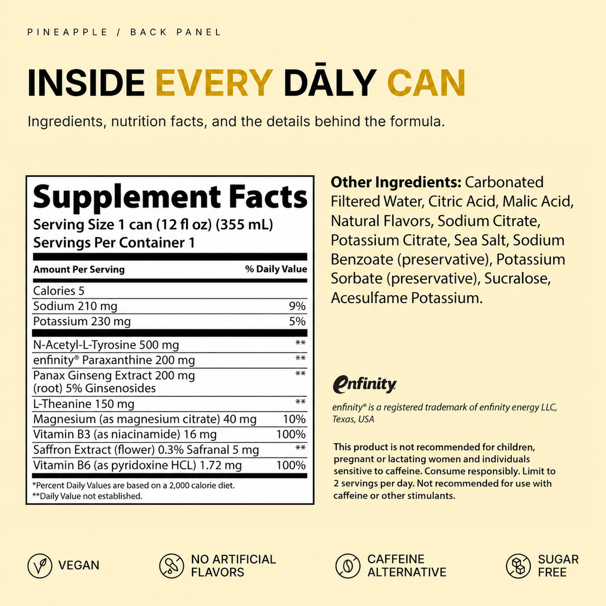 Energy + Electrolyte Drink – Pineapple