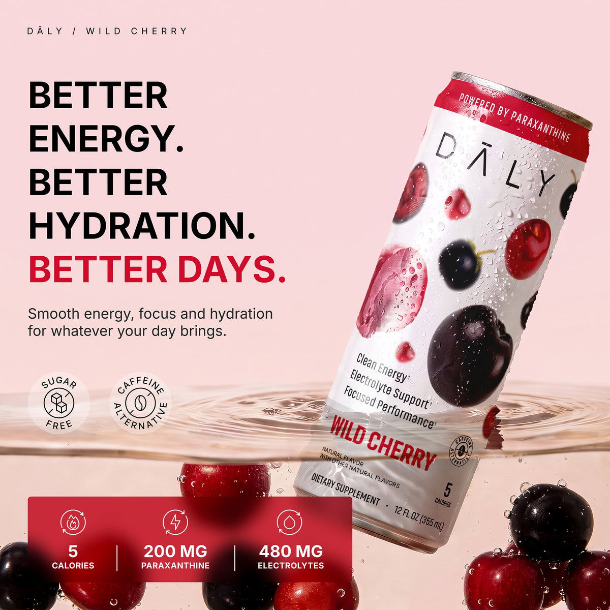 Energy + Electrolyte Drink – Wild Cherry
